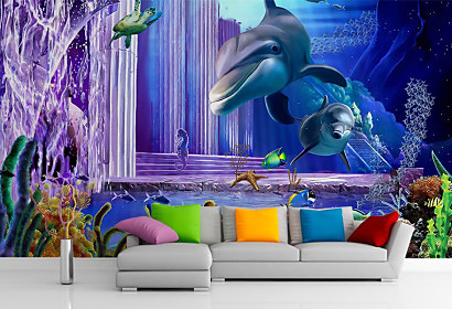 Fototapeta My dolphin show 1794